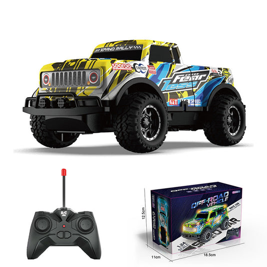 Kyamrc Y240 1:24 Mini Remote Control Car Toy 10km/h RC Off-road Vehicle Model