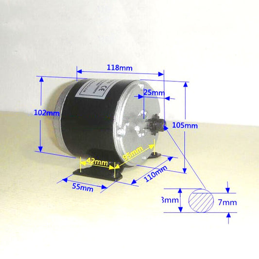 350W Electric Scooter Motor Conversion Kit Brushed Motor Set For Electric Bike Bicycle Electric Motor 24V