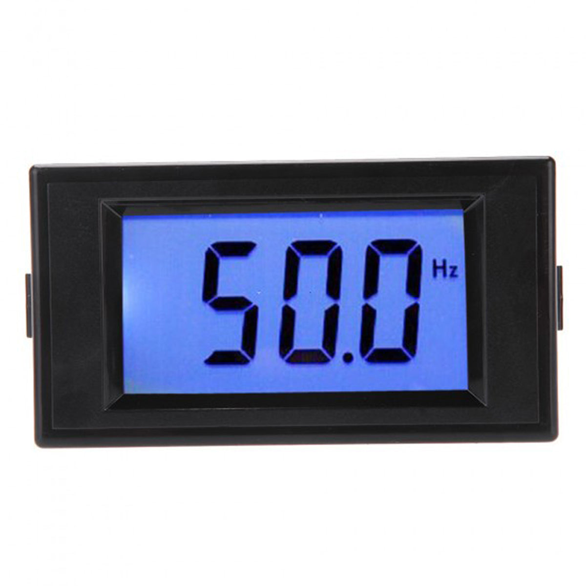 LCD Digital Frequency Panel Meter 10Hz-199.9Hz AC80-300V D69-30 Black shell blue light