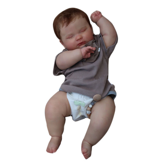 Lifelike Reborn Dolls 60cm Realistic Hand-Detailed Painting Newborn Baby Dolls With Visible Veins For Birthday Gifts 60cm