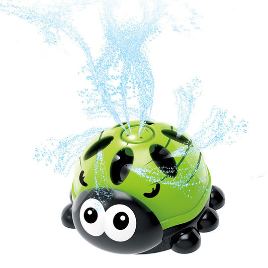 Outdoor Water Spray Bath Toys For Children Rotatable Ladybird Bathroom Sprinkler Toys For Birthday Gifts