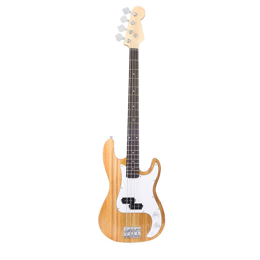 4 String Electric Bass Guitar Full Size With Connecting Line Fingerboard Wrench Instrument Wrench