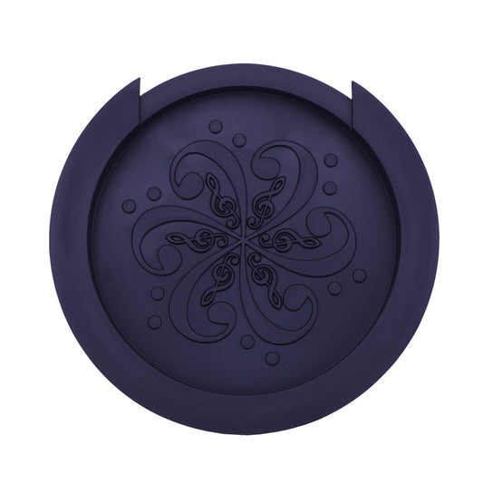 Silicone Acoustic Guitar Soundhole Cover Weak Sound Buffer Plug Guitar Accessory black_Large 40-41 inch guitar