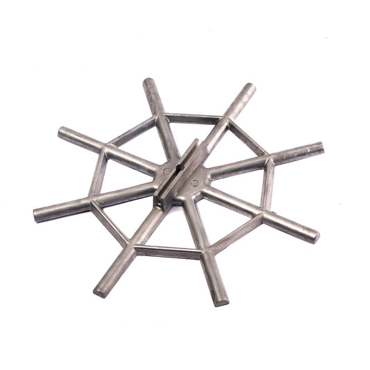 Double Guitar Spider Bridge Silver Zinc Alloy for Resonator Guitar Dobro Spider Silver