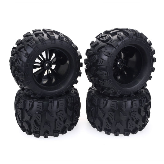 4PCS 1/10  Truck Wheels Tires for HPI HSP Savage XS TM Flux ZD Racing LRP 4PCS