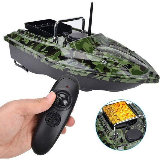 RC Fishing Bait Boat Smart Fixed Speed Cruise 1.5kg 500m Dual Night Light