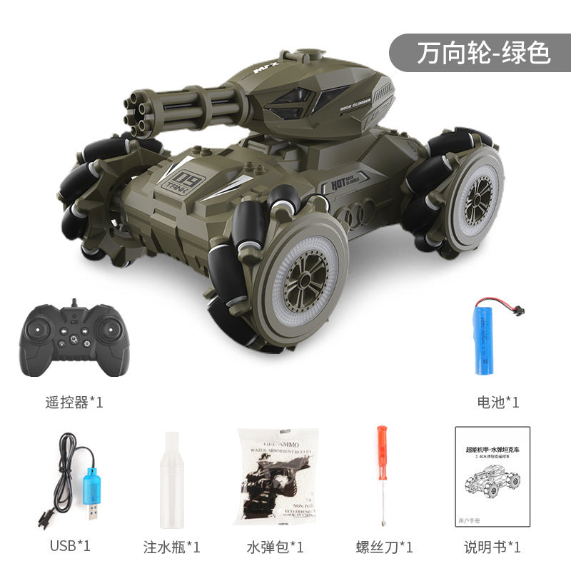 Q126 Remote Control Car Spray Tank Light Programming Drift Car Children Toys