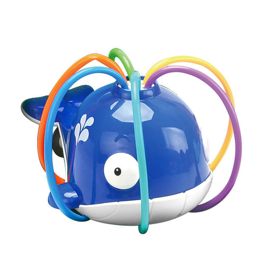 Children Rotating Water Spray Toy Lovely Whale Sprinkler Bathing Toys For Bathroom Summer Water Party sprinkler whale